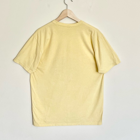 Anchorman Ron Burgundy Jogging or Yogging Retro Yellow T Shirt Adult size Large - Picture 6 of 10